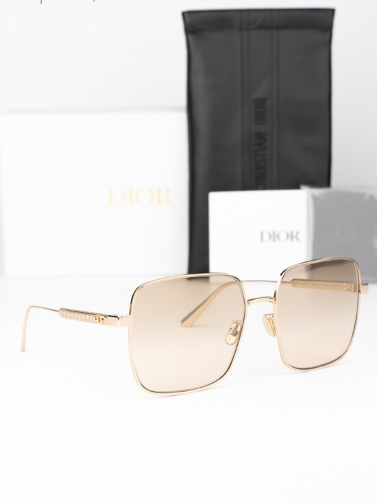 Dior Women Sunglasses Pink Mirror Square DIORCANNAGE S1U D0L6 NEW AUTHENTIC main image 13